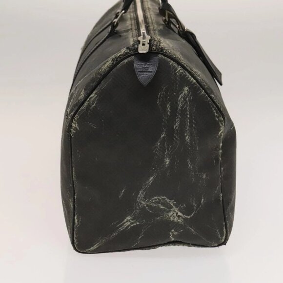 LOUIS VUITTON Damier Carbon Keepall 45 Boston Bag Black N41415 LV Auth sw1210 - Picture 6 of 16